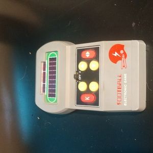 Vintage electronic football game